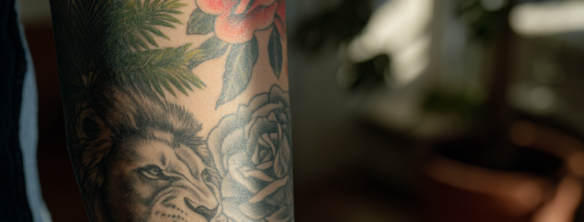 color vs black tattoo